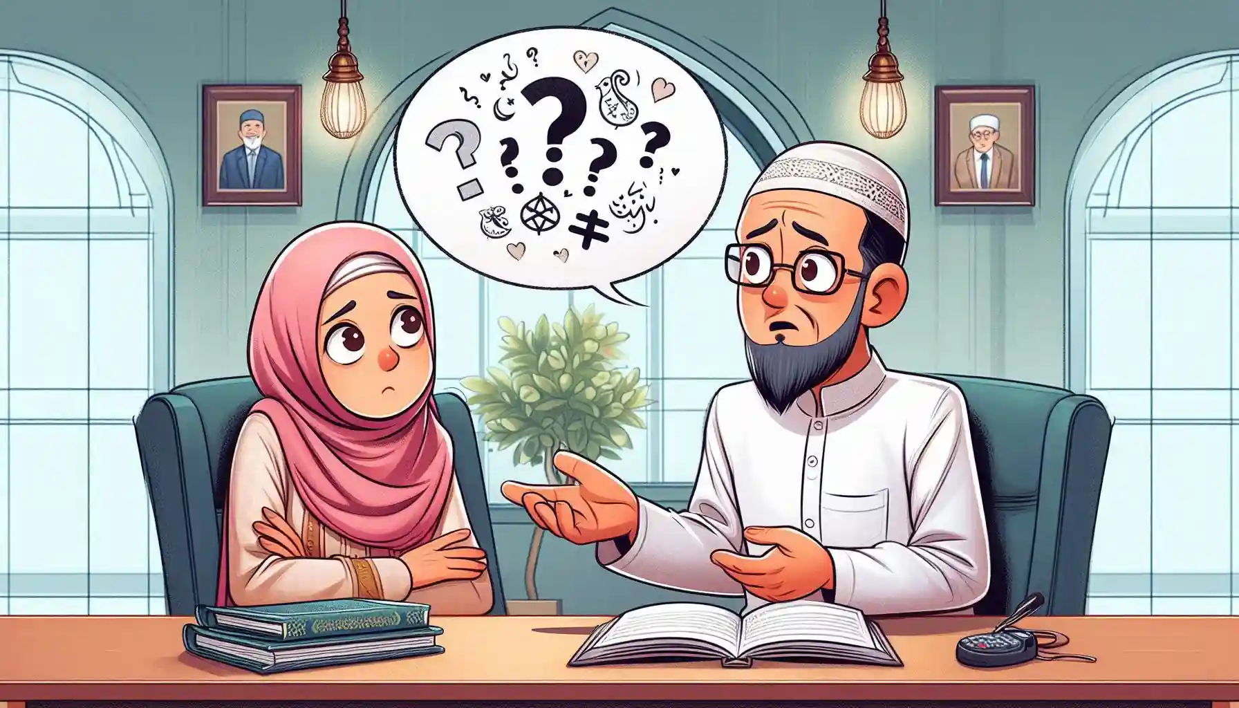 The Practice of Nikah Halala in Islam : AI generated image